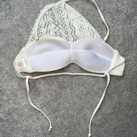 White Lace Bikini Top - Picture 4 of 5
